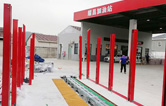 全自動(dòng)一站式服務(wù)洗車(chē)！武進(jìn)常州耀昌加油站fx80林頓電腦洗車(chē)機(jī)安裝中！操作方便快捷！