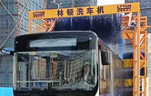 為乘客打造整潔乘車(chē)環(huán)境，如東暢行公交配置林頓3刷大巴全自動(dòng)洗車(chē)機(jī)