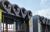林頓龍門(mén)往復(fù)式全自動(dòng)洗車(chē)機(jī)全過(guò)程自動(dòng)控制運(yùn)行！快捷可靠性好！設(shè)備外觀美觀大方！