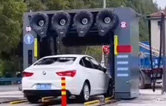 蕭山西湖石油選配林頓龍門往復(fù)式全自動(dòng)洗車機(jī)，防銹蝕耐腐，經(jīng)久耐用